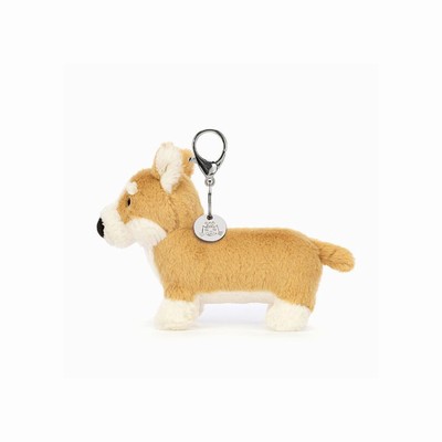 Jellycat Betty Corgi Bag Charm Dog New Zealand | ZJTOI3719